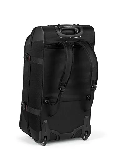 High Sierra 57019-1041 AT7 Rolling Upright Duffel Bag, Black, 26-Inch