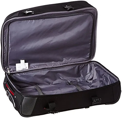 High Sierra 57019-1041 AT7 Rolling Upright Duffel Bag, Black, 26-Inch