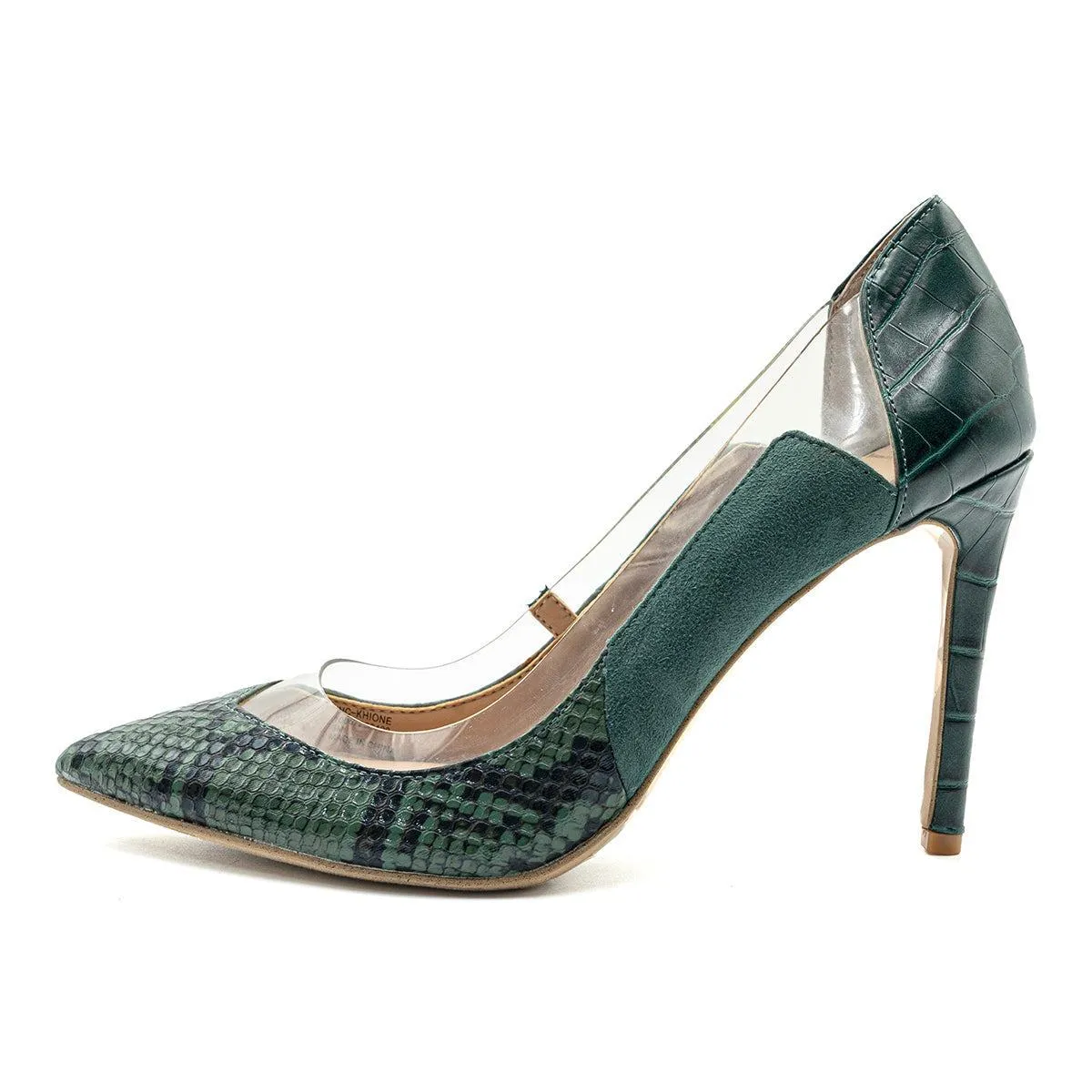 International Concepts Pump High-Heel Shoes Leather Green Colour For Women