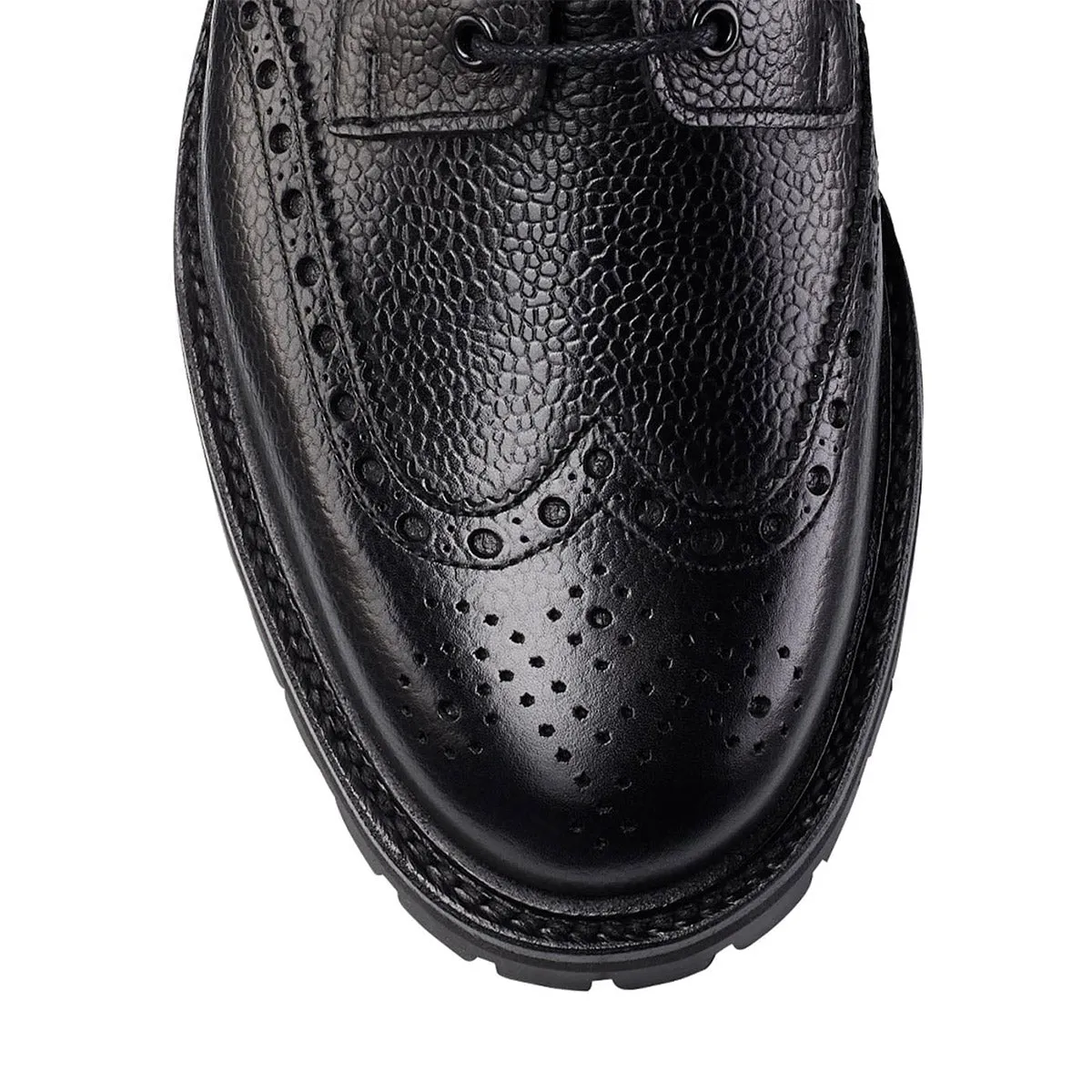 Islay Black Scotch Grain Derby Boots