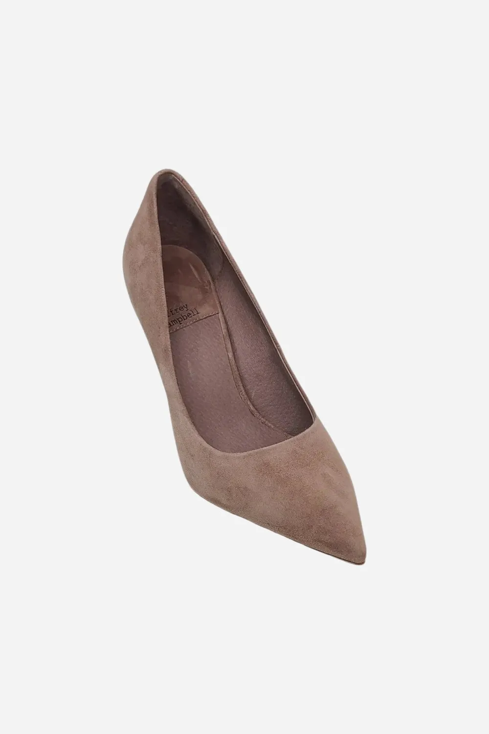 Jeffrey Campbell Nikia-2 High Heel Pump Brown Suede