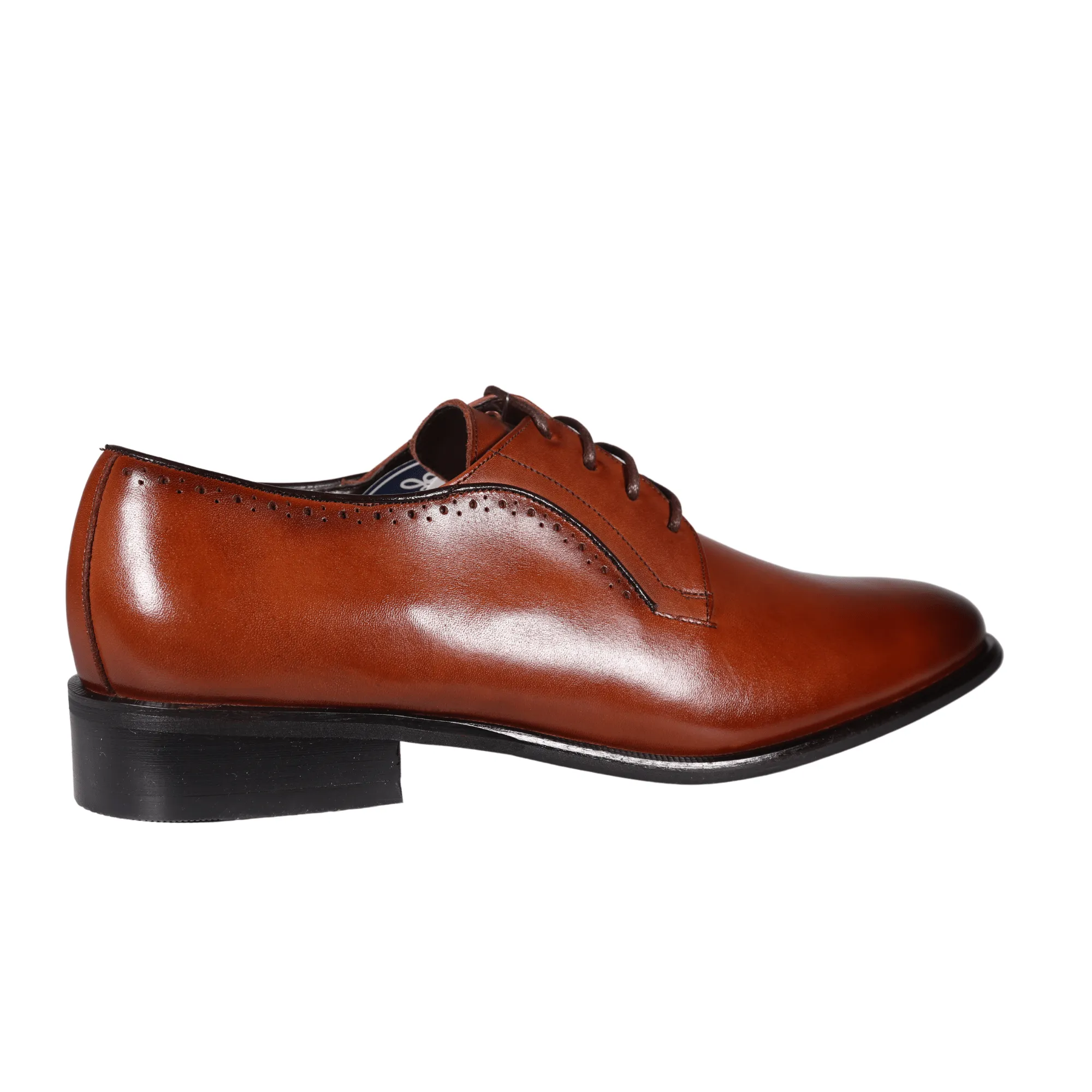 John Drake Brown Lace-Up Derby