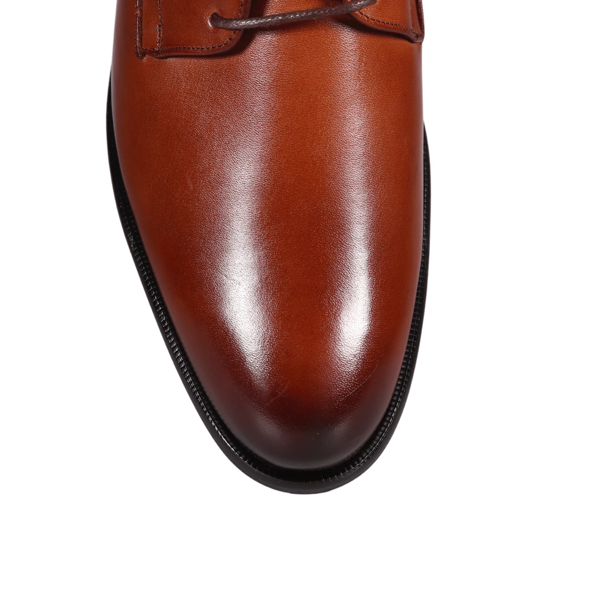 John Drake Brown Lace-Up Derby