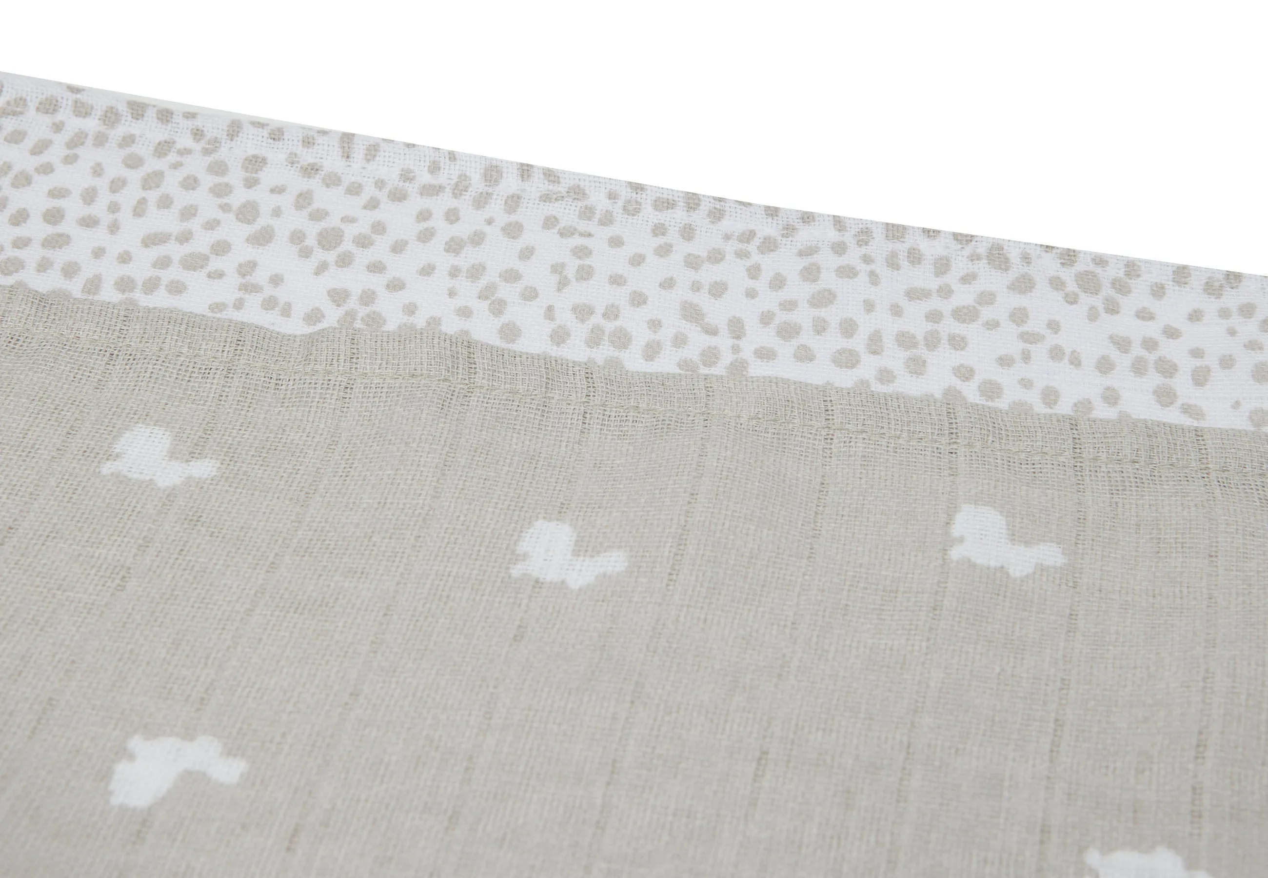 Jollein Hydrophilic Cloth Small 70x70cm 2-Pack | Dotted & Rabbit Nougat
