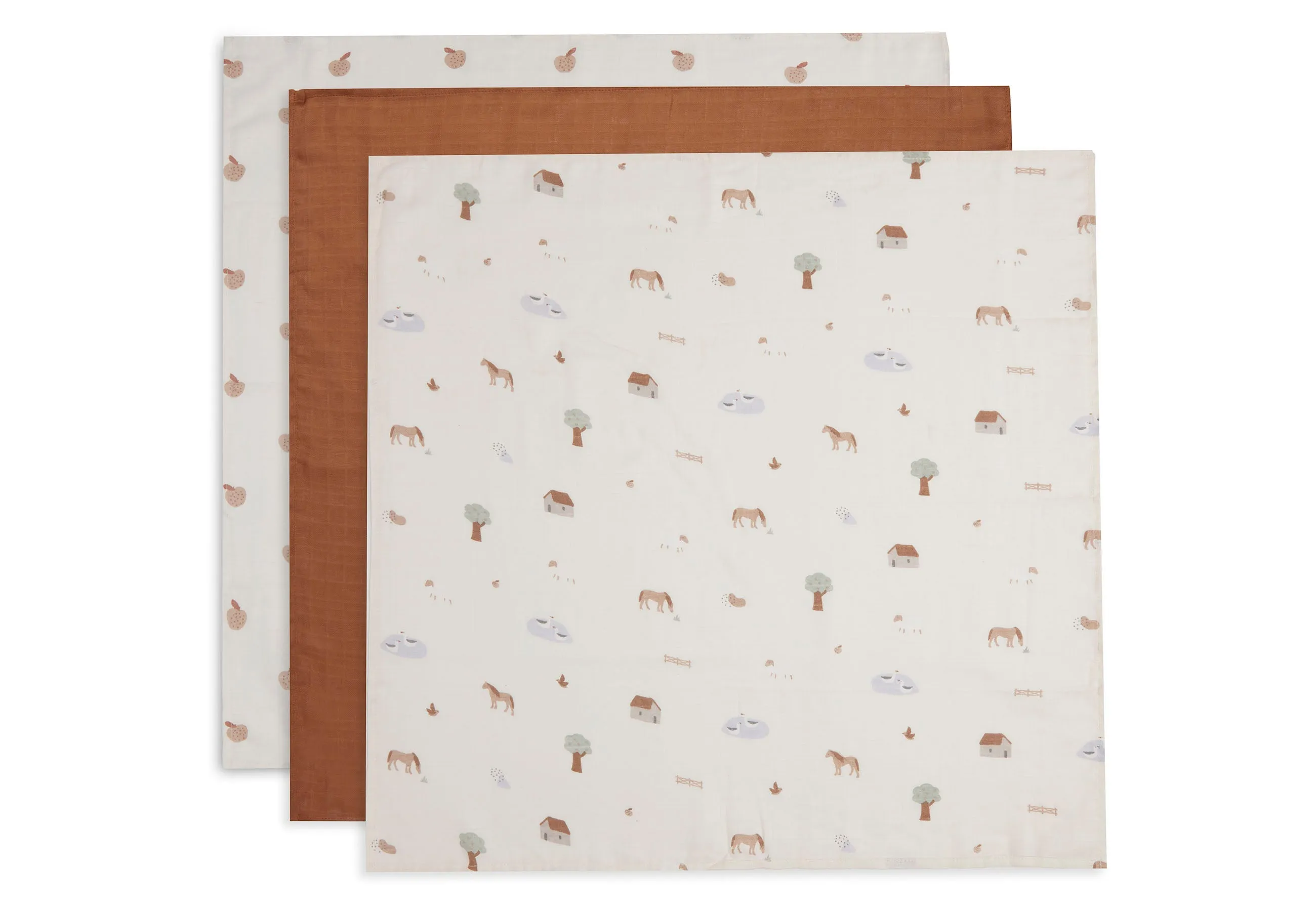 Jollein Hydrophilic Cloth Small 70x70cm 3-Pack | Farm