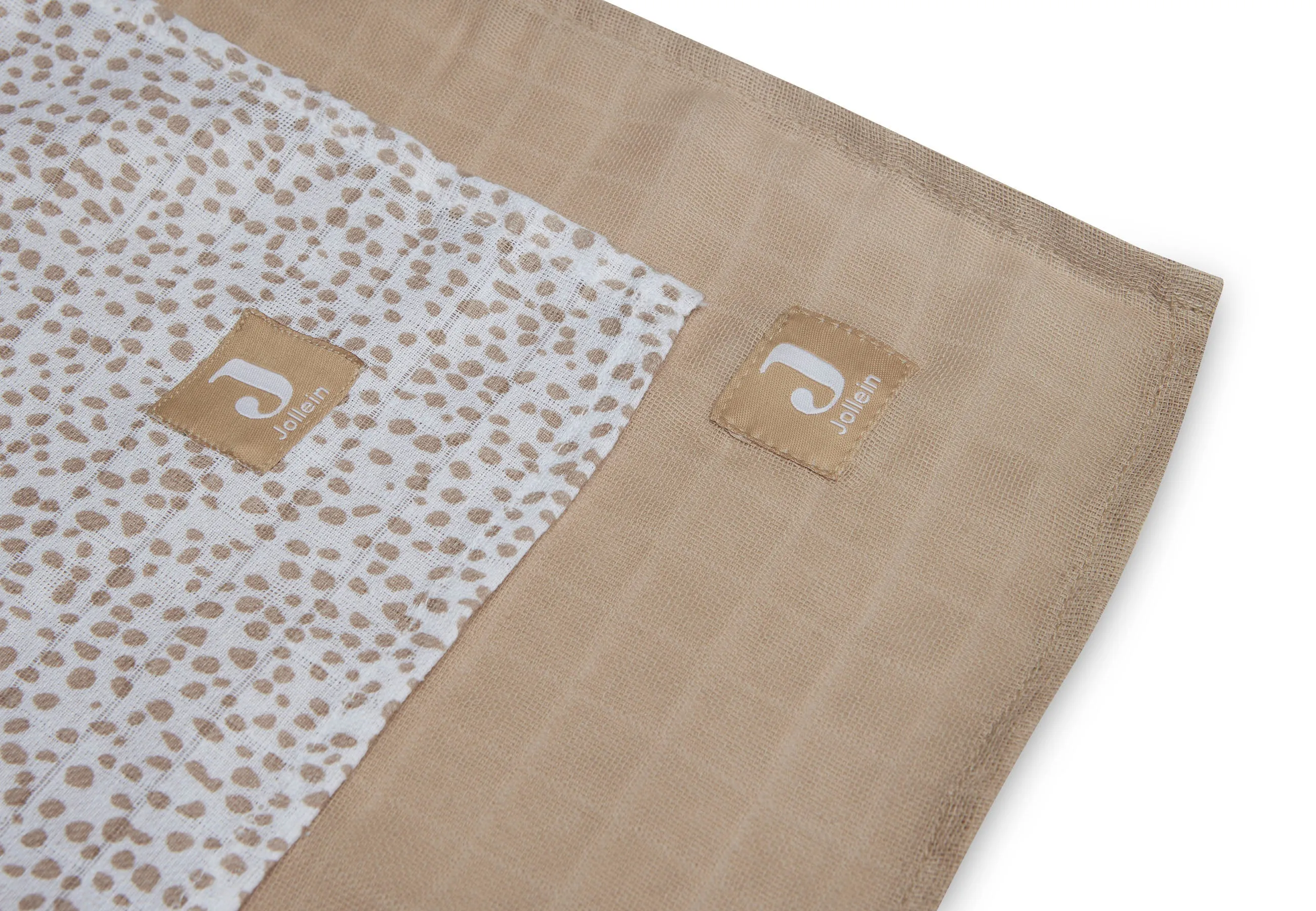 Jollein Hydrophilic Cloths 115x115cm 2-Pack | Dotted
