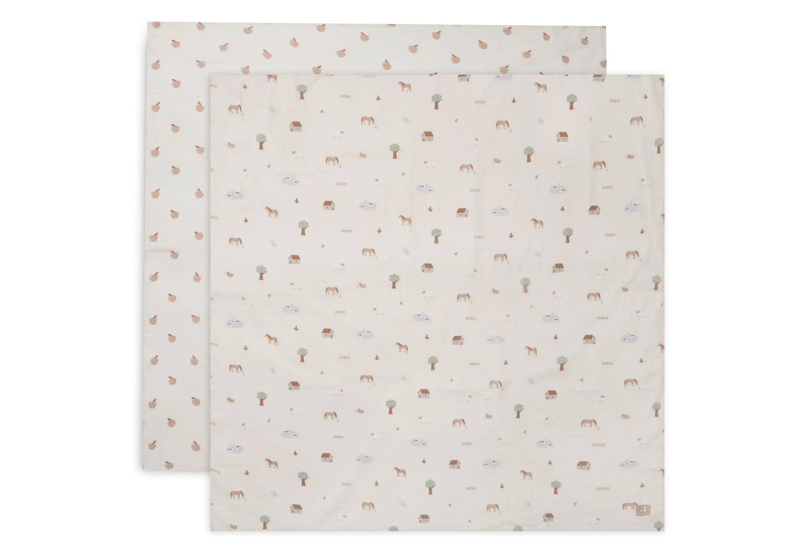 Jollein Hydrophilic Cloths 115x115cm 2-Pack | Farm