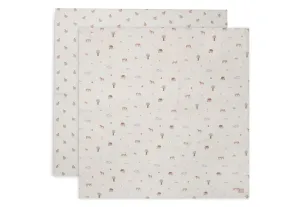 Jollein Hydrophilic Cloths 115x115cm 2-Pack | Farm