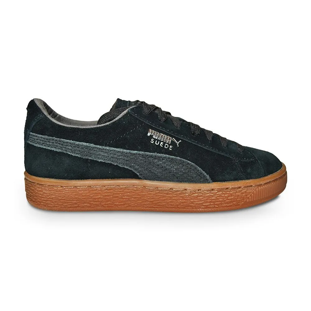 Juniors Puma Suede Citi Series Junior Youth Trainer - 364745 01 - Black Silver