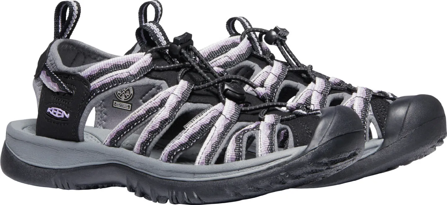 'Keen' Women's Whisper Sandal - Black / Thistle