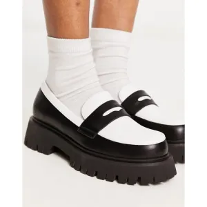 Koi Footwear Mocasines con suela gruesa Birch Monochrome de KOI-Black