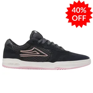 Lakai Atlantic Charcoal / Pink Suede Skate Shoes