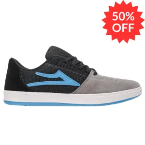 Lakai Brighton Grey / Blue Suede Skate Shoes