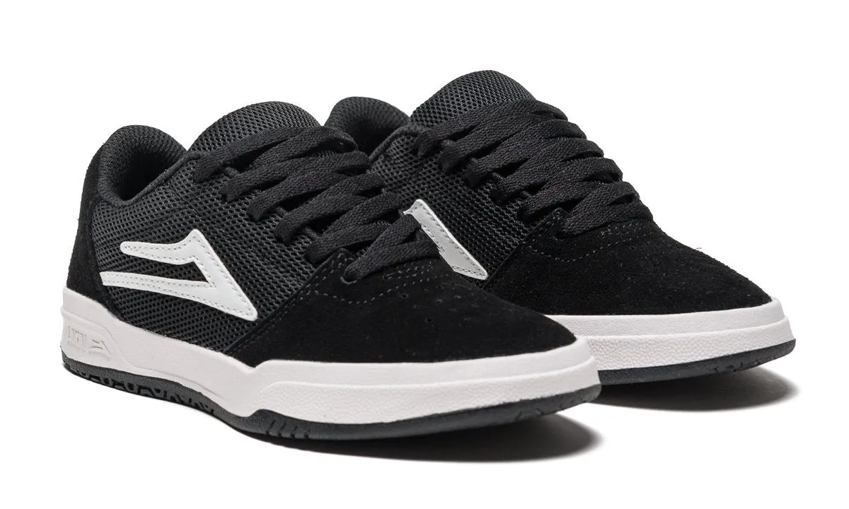 LAKAI BRIGHTON KIDS - BLACK WHITE