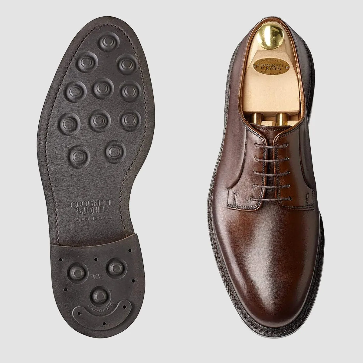 Lanark 3, Dark Brown Burnished Calf, Dainite Sole