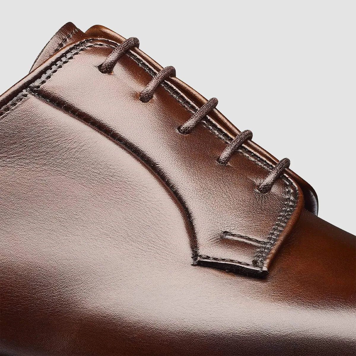 Lanark 3, Dark Brown Burnished Calf, Dainite Sole
