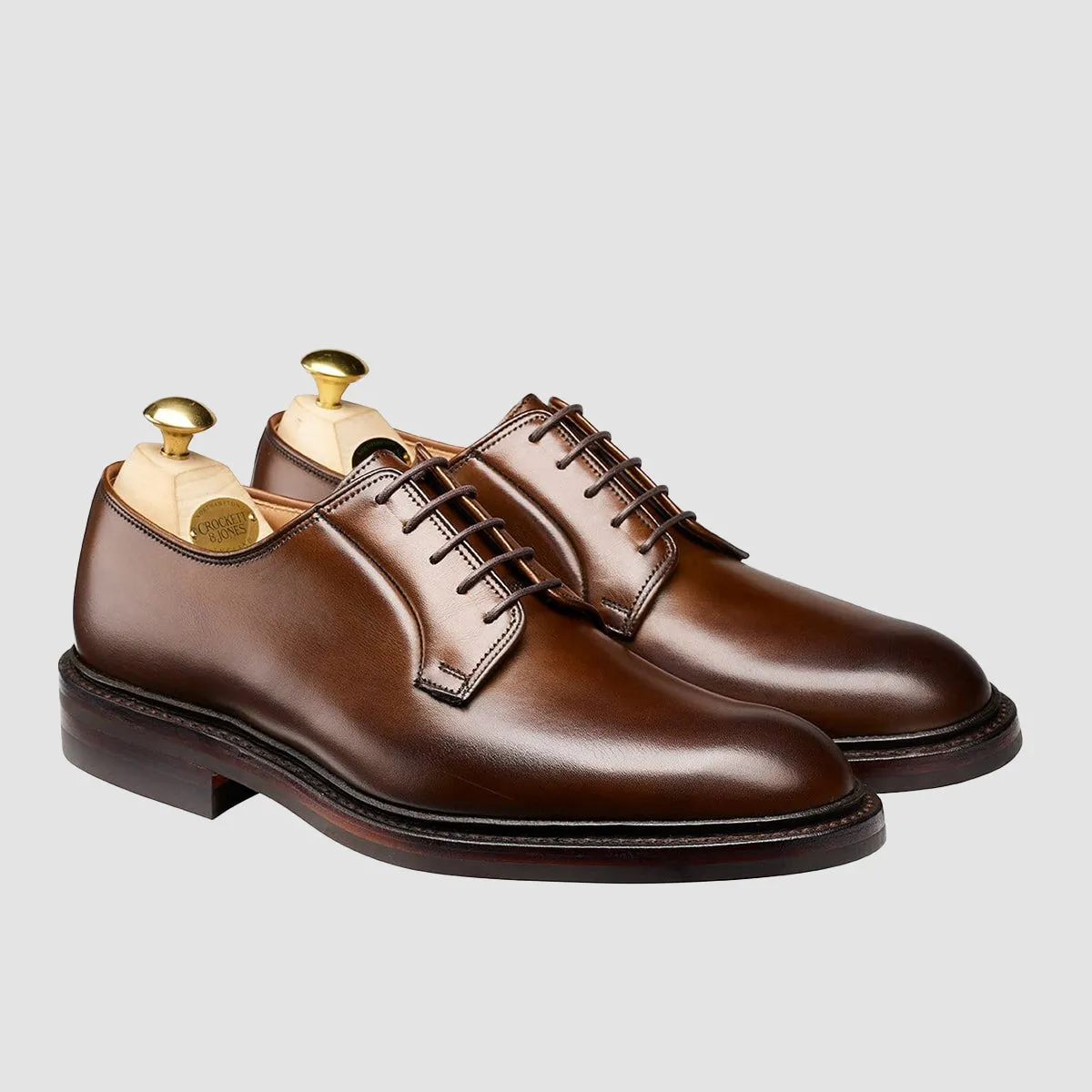Lanark 3, Dark Brown Burnished Calf, Dainite Sole