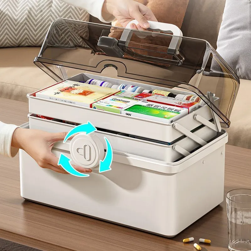 Large Capacity Medicine Box For Home Medicine Storage