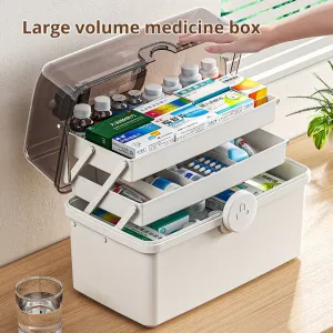 Large Capacity Medicine Box For Home Medicine Storage