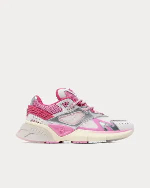 MA Runner Fuchsia Pink / White / Silver Low Top Sneakers