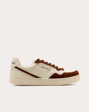 Mack White / Brown Low Top Sneakers