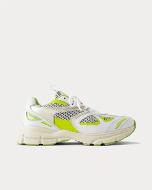 Marathon Runner White / Lime Low Top Sneakers