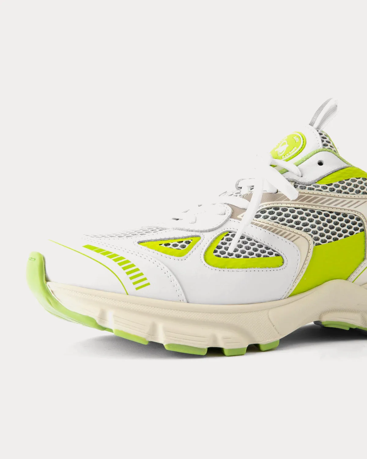 Marathon Runner White / Lime Low Top Sneakers