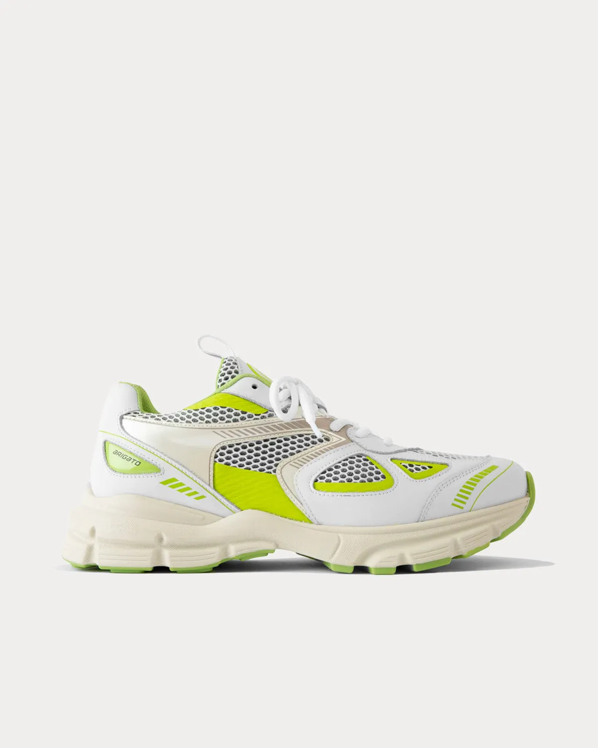Marathon Runner White / Lime Low Top Sneakers