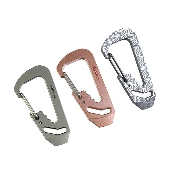 MecArmy EH3 Multifunctional EDC Carabiner * Keychain Pry bar  Wrench  Bottle opener