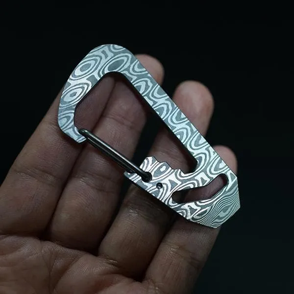 MecArmy EH3 Multifunctional EDC Carabiner * Keychain Pry bar  Wrench  Bottle opener