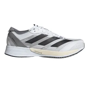 Men's adidas Adizero Adios 7, FTWR White/Core Black/Grey Three, 11.5 D Medium