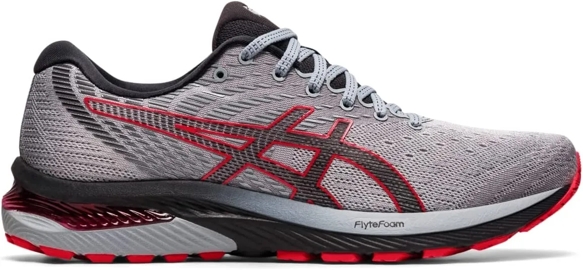 Men's Asics Gel-Cumulus 22, Piedmont Grey/Black, 10 D Medium