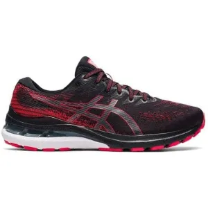 Men's Asics Gel-Kayano 28, Black/Electric Red, 10 D Medium