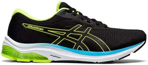 Men's Asics Gel-Pulse 12, Black/Hazard Green, 13 D Medium