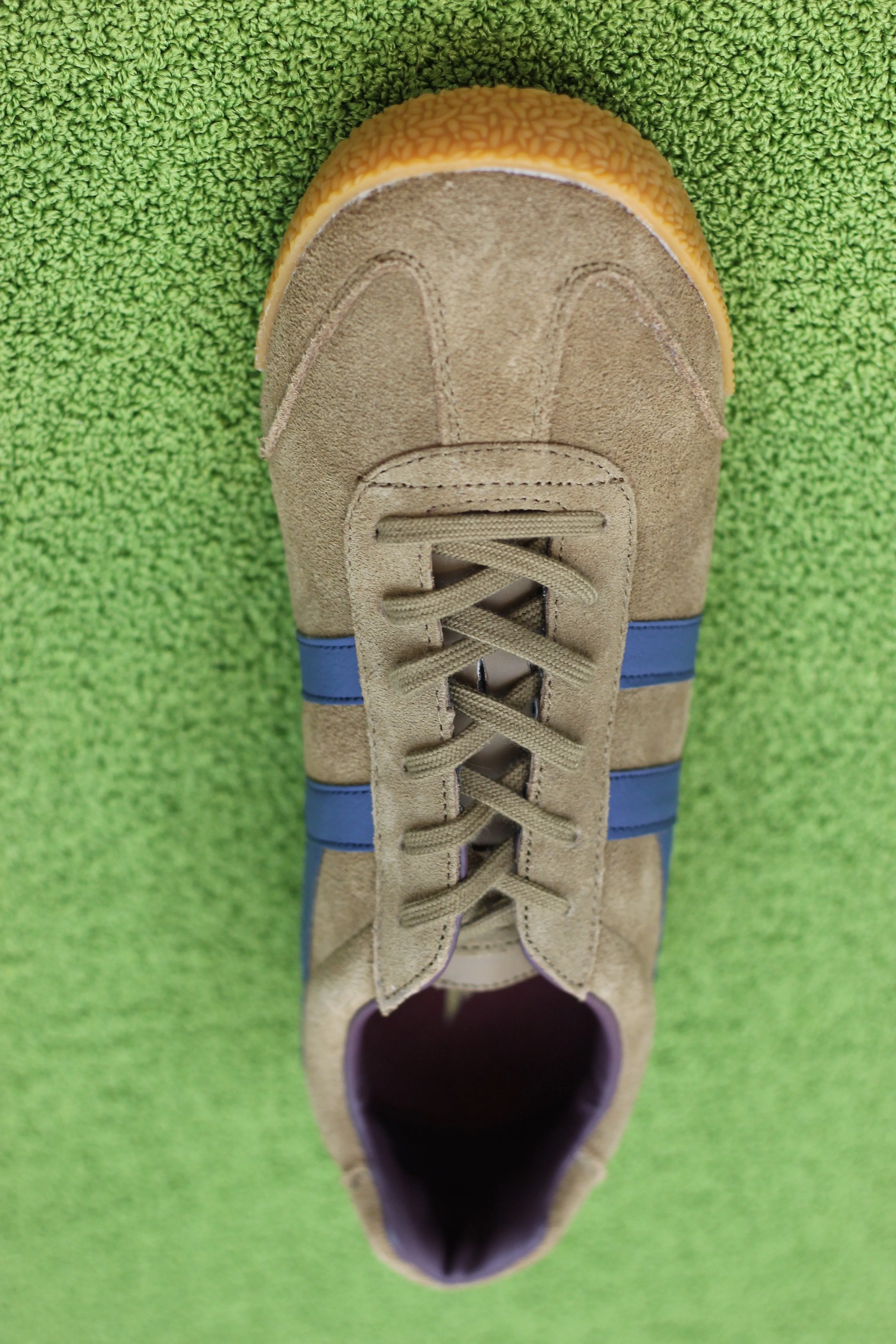 Men's Harrier Sneaker - Tobacco/Navy Suede/Leather