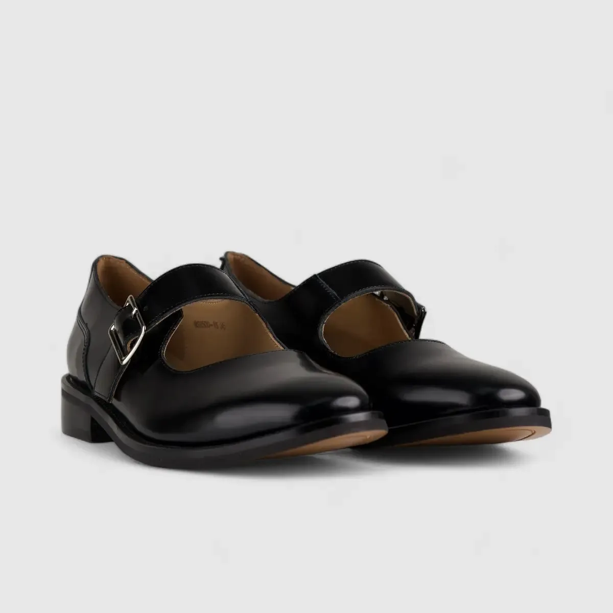 Morbido Leather Moc Pump Loafer Black NSH500-15