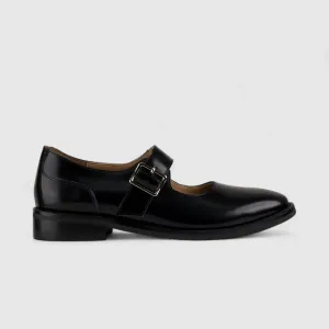 Morbido Leather Moc Pump Loafer Black NSH500-15