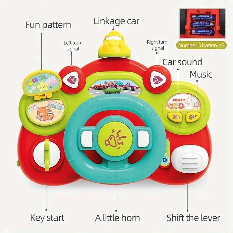 Multifunctional Activity Steering Wheel Pretend Play - 180