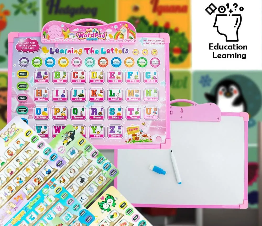 Multifunctional Audio Learning Drawing Pad with 11 Category - 935