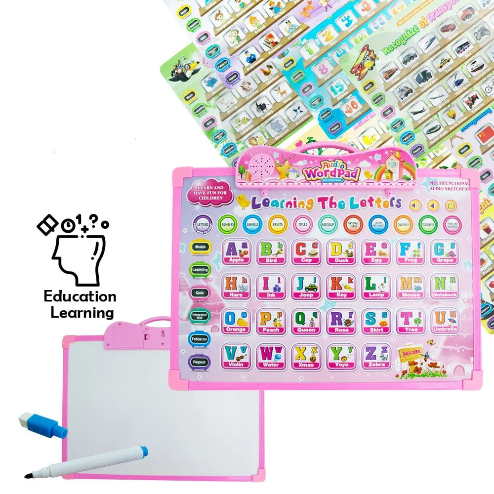Multifunctional Audio Learning Drawing Pad with 11 Category - 935