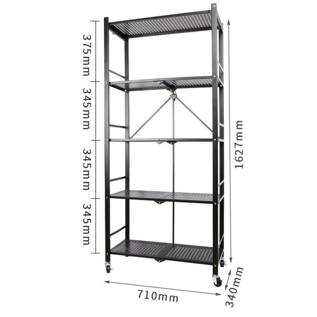 Multifunctional Foldable Storage Rack Organizer