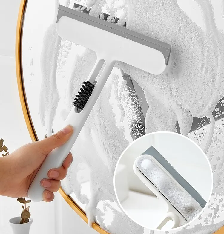 Multifunctional Mini Window Mirror Wiper Brush
