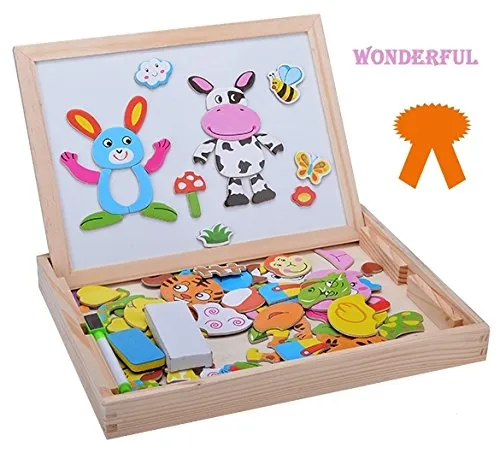 Multifunctional Wooden Taste Panel Puzzle and Creative Board