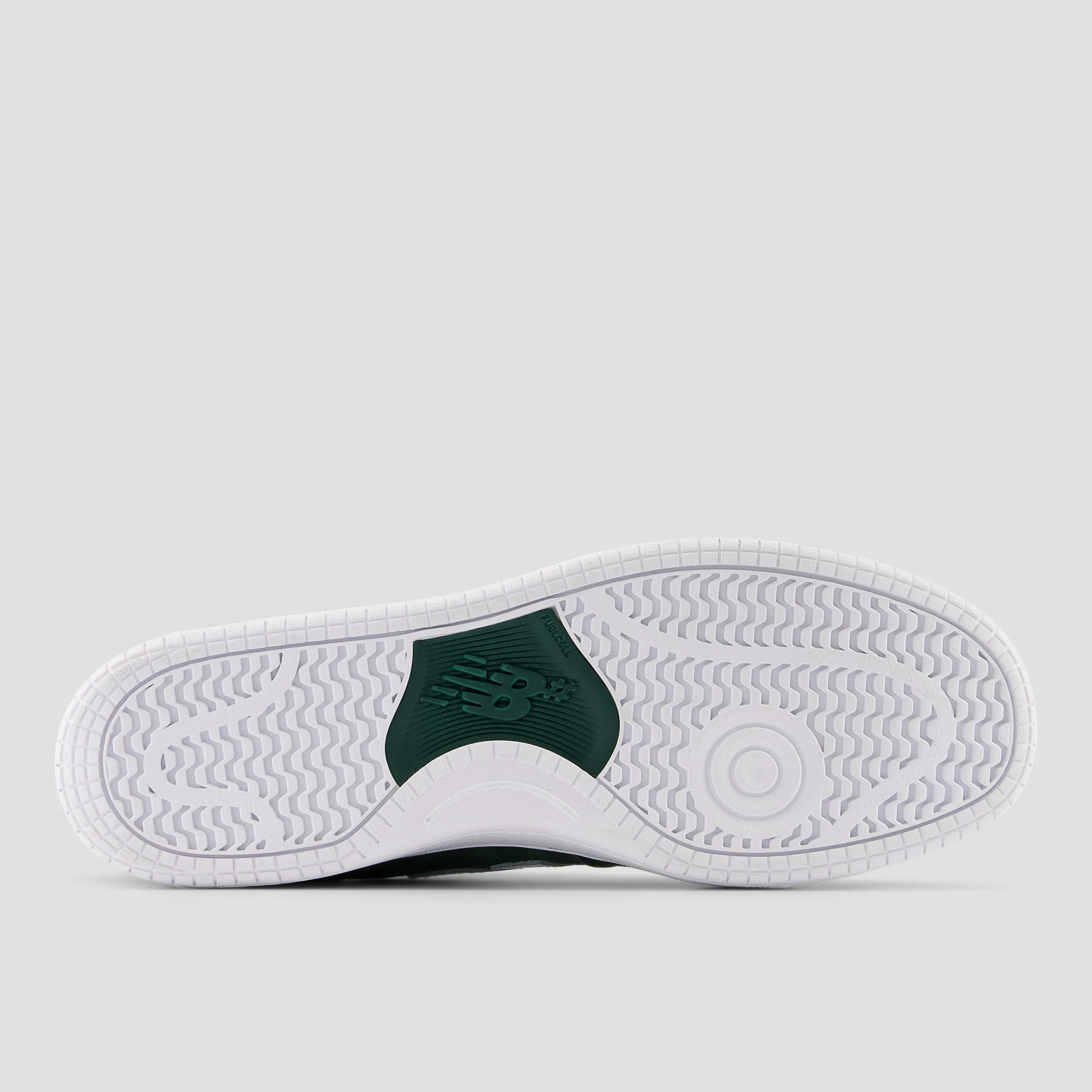 New Balance 480 Shoes Forest Green / White