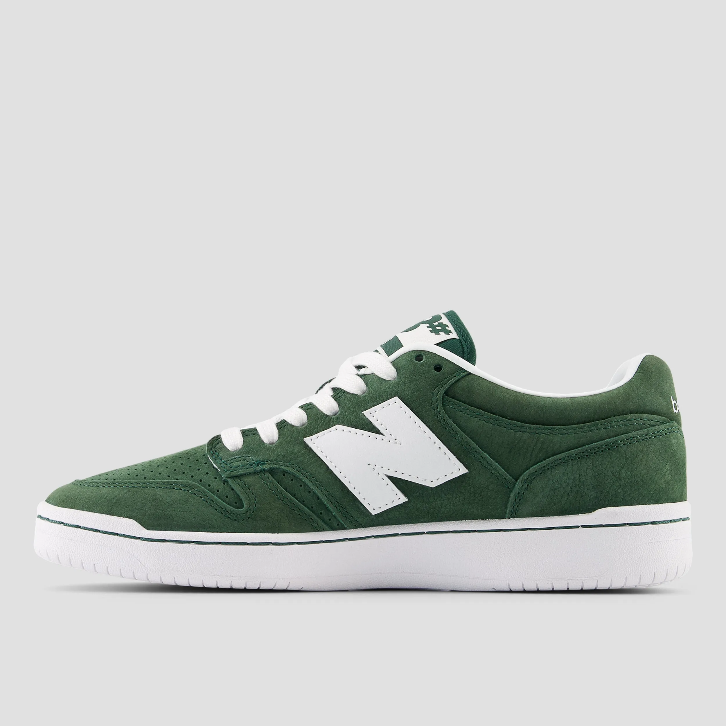 New Balance 480 Shoes Forest Green / White