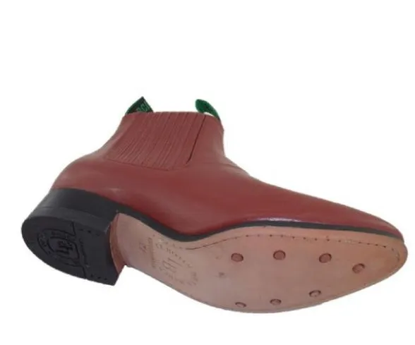 New BOTINE CHARRO LA BARCA COLOR LADRILLO . MENS BOTINES LA BARCA RED BRICK COLOR