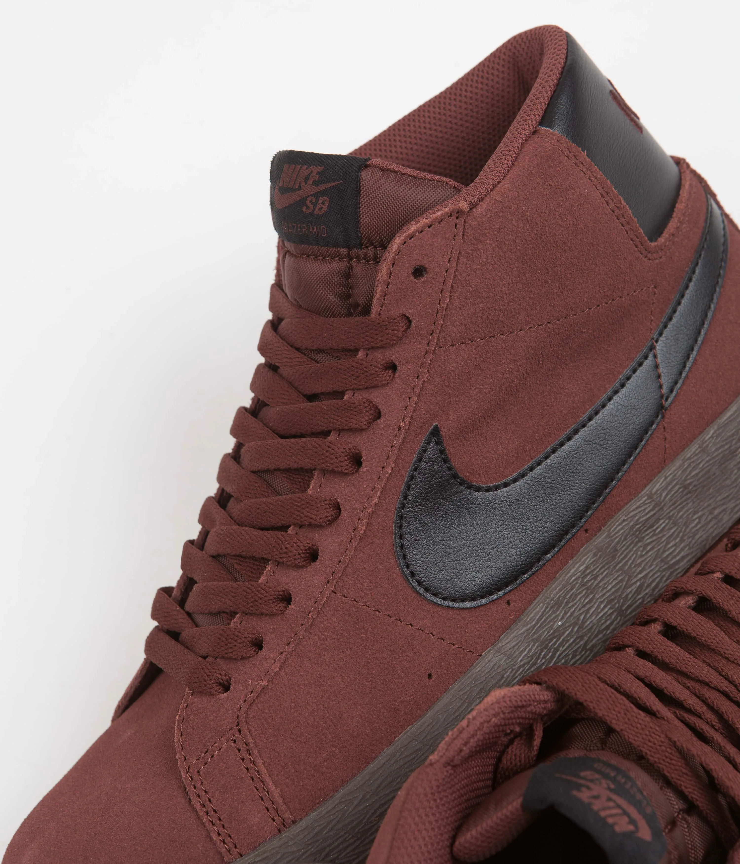 Nike SB Blazer Mid Shoes - Oxen Brown / Black - Oxen Brown