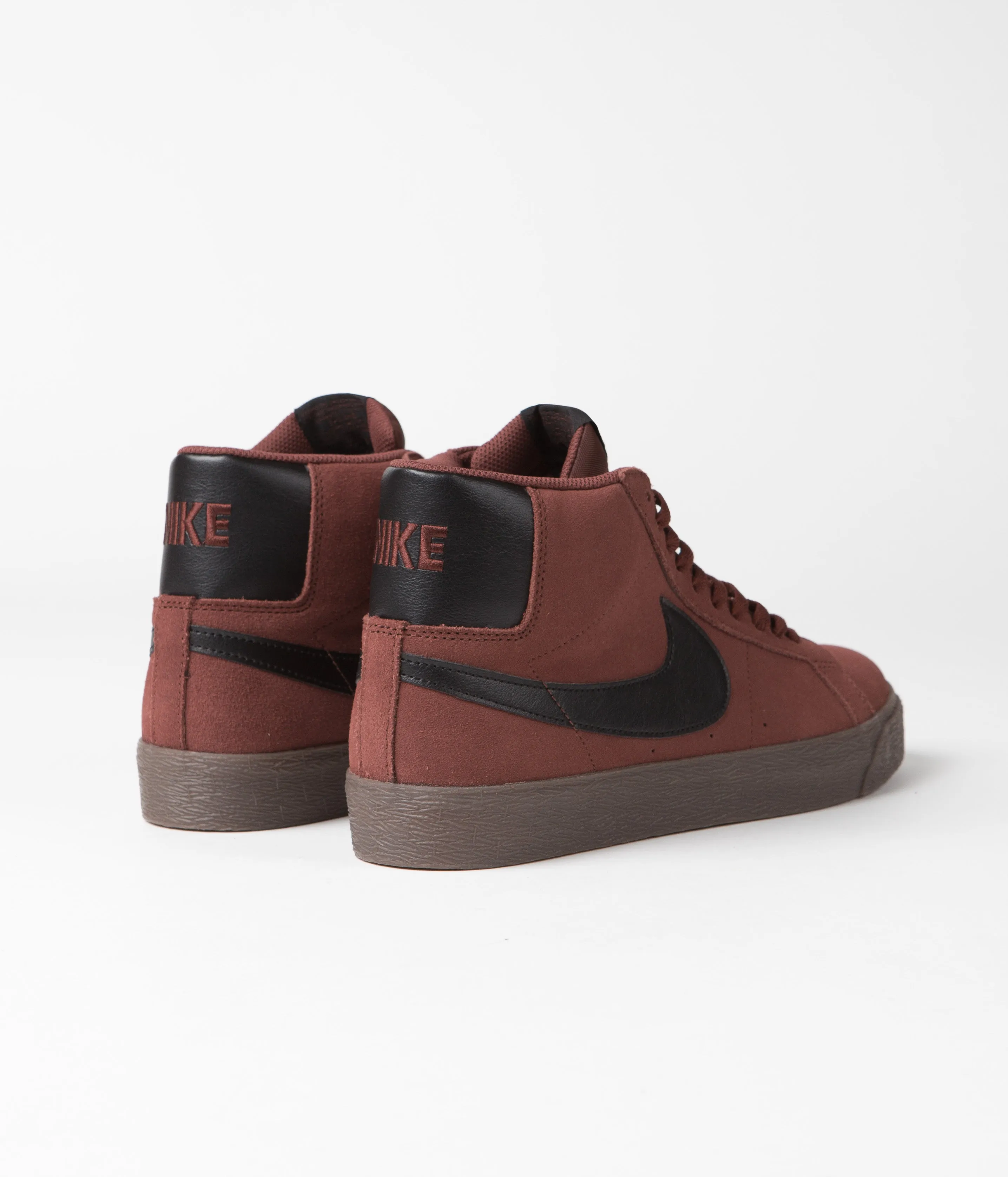 Nike SB Blazer Mid Shoes - Oxen Brown / Black - Oxen Brown