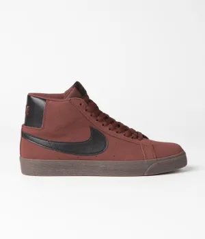 Nike SB Blazer Mid Shoes - Oxen Brown / Black - Oxen Brown