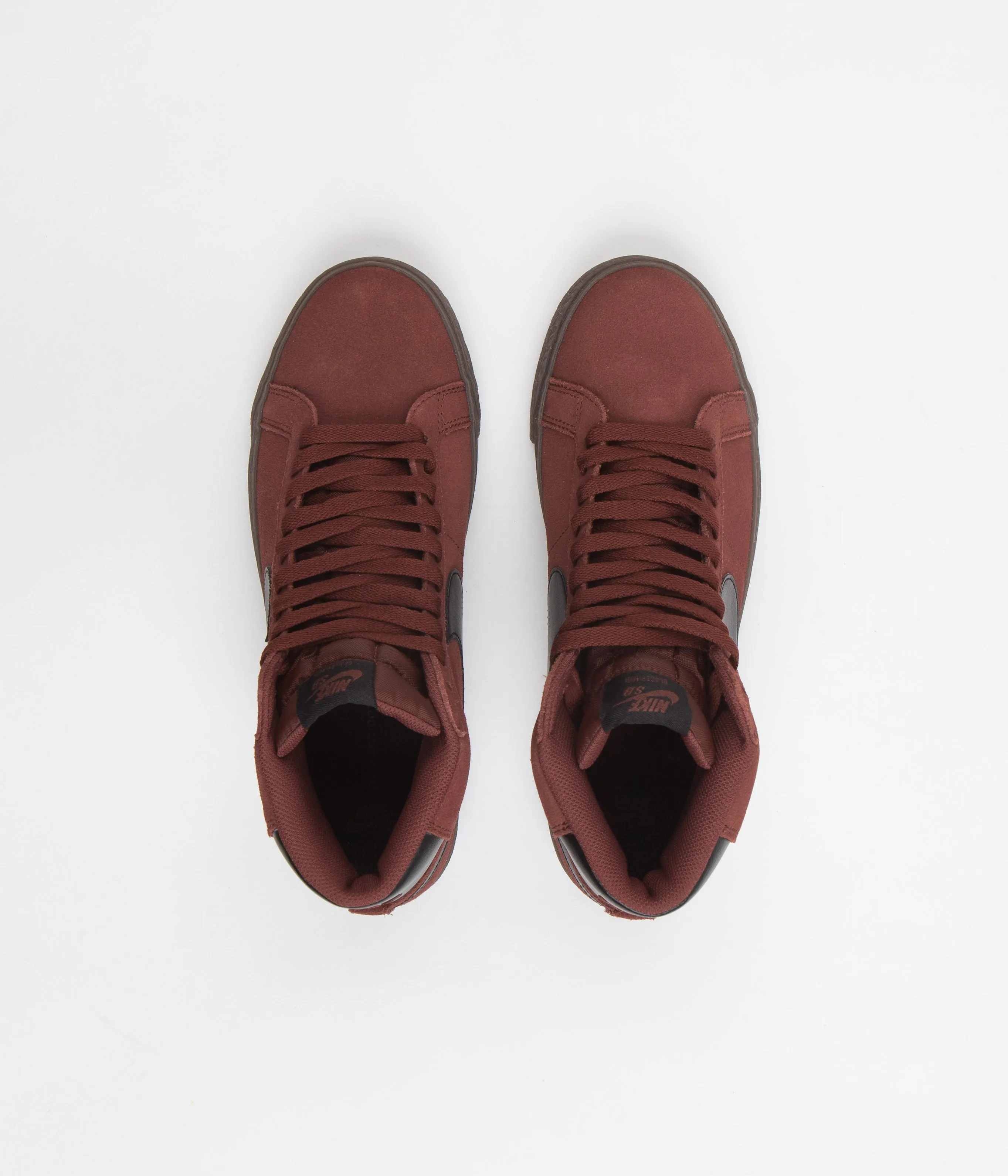 Nike SB Blazer Mid Shoes - Oxen Brown / Black - Oxen Brown